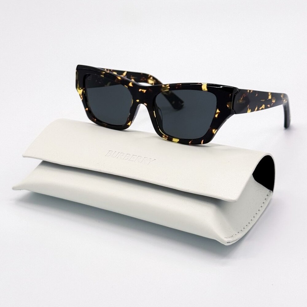 NEW BURBERRY SUNGLASSES HAVANA BLACK WOMEN BE4441U 4106/87 BURBERRY BE4441U 4106